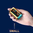 F9-10 IPX7 Waterproof Bluetooth Earphone with Magnetic Charging Compartment & Three LED Digital Display(Black )