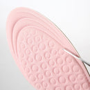 2 Pairs Massage Inner Heightening Insoles Men and Women EVA Breathable Sports Heightening Shoes Full Pad, Size: 35-36(Pink 3.5cm)