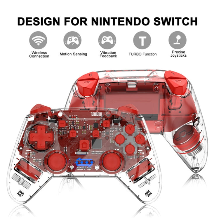 Wireless Bluetooth Gamepad For Switch(Red)