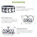 Mothers Day Gift S925 Sterling Silver Tribute To Mothers Love Beads DIY Bracelet Accessories, Style:Bead