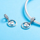 Mothers Day Gift S925 Sterling Silver Tribute To Mothers Love Beads DIY Bracelet Accessories, Style:Bead