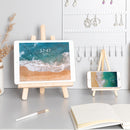 4 PCS Wooden Desktop Mobile Phone Ipad Stand Flat Folding Mini Easel, Colour: Large