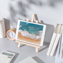 4 PCS Wooden Desktop Mobile Phone Ipad Stand Flat Folding Mini Easel, Colour: Large