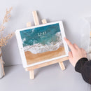 4 PCS Wooden Desktop Mobile Phone Ipad Stand Flat Folding Mini Easel, Colour: Large