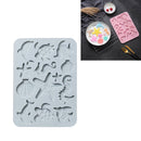 4 PCS Marine Life Three-dimensional Silicone Ice Cream Mold High Temperature Resistant Multifunctional Baking Cake Chocolate Mold(Blue)