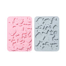 4 PCS Marine Life Three-dimensional Silicone Ice Cream Mold High Temperature Resistant Multifunctional Baking Cake Chocolate Mold(Pink)