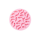 10 PCS Round Cartoon Soft Candy Jelly Steamable Silicone Mold Ice Cream Chocolate Dripping Mold, Style:Dinosaur World(Pink)