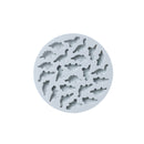 10 PCS Round Cartoon Soft Candy Jelly Steamable Silicone Mold Ice Cream Chocolate Dripping Mold, Style:Dinosaur World(Blue)