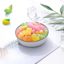 10 PCS Round Cartoon Soft Candy Jelly Steamable Silicone Mold Ice Cream Chocolate Dripping Mold, Style:Bunny Bear(Blue)