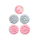 10 PCS Round Cartoon Soft Candy Jelly Steamable Silicone Mold Ice Cream Chocolate Dripping Mold, Style:Bunny Bear(Blue)
