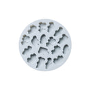 10 PCS Round Cartoon Soft Candy Jelly Steamable Silicone Mold Ice Cream Chocolate Dripping Mold, Style:Car(Blue)
