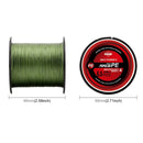 Seaknight Fishing Line 300M Braided Line Main Line 4 Braid, Line number: 8.0(Yellow)