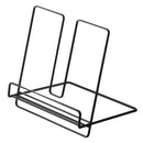 Desktop Folding Bookshelf Home Music Stand Phone Tablet Stand(Black)