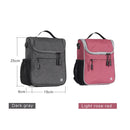 Rhinowalk Bicycle Front Bag Large Capacity Multi-function Handle Bag Folding Bike Electric Bicycle Bag(Light Rose Red)