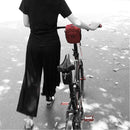 Rhinowalk Bicycle Front Handlebar Bag Multifunctional Shoulder Waterproof Mobile Phone Bag Cycling Riding Equipment Bag(Black)