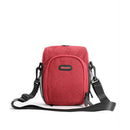 Rhinowalk Bicycle Front Handlebar Bag Multifunctional Shoulder Waterproof Mobile Phone Bag Cycling Riding Equipment Bag(Red)