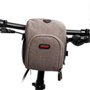Rhinowalk Bicycle Front Handlebar Bag Multifunctional Shoulder Waterproof Mobile Phone Bag Cycling Riding Equipment Bag(Khaki)