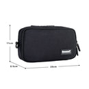 Rhinowalk Leisure Bike Front Bag Small Storage Bicycle Handlebar Bag Travel Storage Commuter Bag(Black)