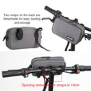 Rhinowalk Leisure Bike Front Bag Small Storage Bicycle Handlebar Bag Travel Storage Commuter Bag(Black)