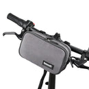 Rhinowalk Leisure Bike Front Bag Small Storage Bicycle Handlebar Bag Travel Storage Commuter Bag(Grey)