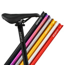 Litepro 412 Folding Bicycle Seatpost 33.9mm LP Plum Blossom Seat Tube, Colour: Silver
