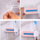 Smart Toothbrush Sterilizer UV Sterilization Electric Wall-mounted Toothbrushing Cup Rack(White)