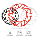Litepro LP Positive and Negative Teeth Single Disc 130MM BCD Folding Bicycle Sprocket Wheel, Specification:50T(Black)