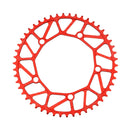 Litepro LP Positive and Negative Teeth Single Disc 130MM BCD Folding Bicycle Sprocket Wheel, Specification:58T(Red)