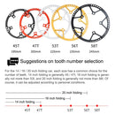 Litepro Folding Bike Sprocket Wheel LP Disk Disc, Specification:53T(Gold)