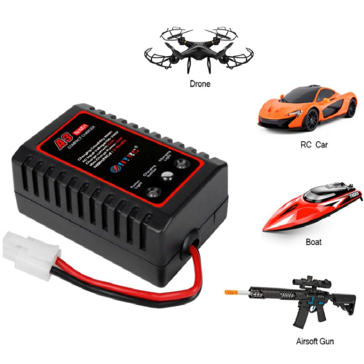 HTRC A3 20W Ni-MH Ni-Cr Charger Toy Model Airplane Charger, US Plug