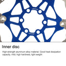 SNAIL FD-01 Mountain Bike Floating Disc Bicycle Brake Pad Six Nail Brake Disc, Size:160mm, Color:Black