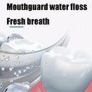 Electric Tooth Punch Dental Scaler Water Floss Household Portable Oral Cleaning Machine(White)