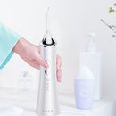 Electric Tooth Punch Dental Scaler Water Floss Household Portable Oral Cleaning Machine(Blue)