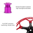 5 PCS Litepro Mountain Bike Bicycle Plate Nail Sprocket Plate Screw Folding Bike Modified Single Plate Nail(Black)
