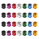 5 PCS Litepro Mountain Bike Bicycle Plate Nail Sprocket Plate Screw Folding Bike Modified Single Plate Nail(Red)