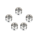 5 PCS Litepro Mountain Bike Bicycle Plate Nail Sprocket Plate Screw Folding Bike Modified Single Plate Nail(Silver)