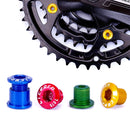 5 PCS Litepro Mountain Bike Bicycle Plate Nail Sprocket Plate Screw Folding Bike Modified Single Plate Nail(Silver)
