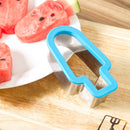6 PCS Simple Watermelon Dicing Device Popsicle Shape Mold Watermelon Slice Model Random Color Delivery