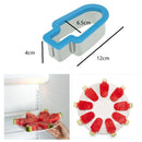 6 PCS Simple Watermelon Dicing Device Popsicle Shape Mold Watermelon Slice Model Random Color Delivery