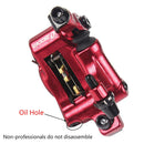 ZOOM HB100 Mountain Bike Hydraulic Brake Caliper Folding Bike Cable Pull Hydraulic Disc Brake Caliper, Style:Front(Black)
