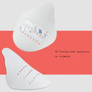 4 Pairs Shoes Head Anti-wrinkle Crease Sneaker Shield, Size:L (40-46)(White)