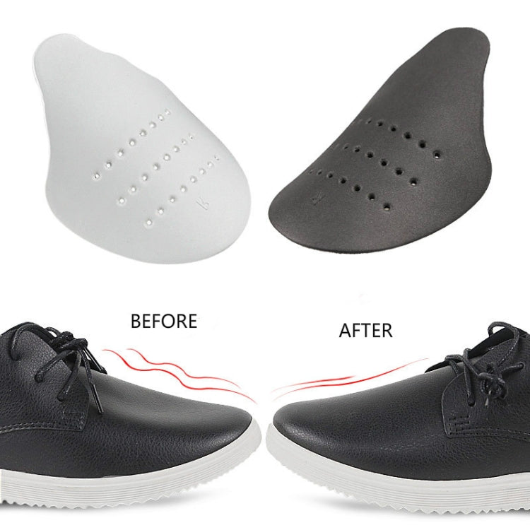 4 Pairs Shoes Head Anti-wrinkle Crease Sneaker Shield, Size:L (40-46)(Black)