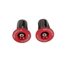 8 PCS MEROCA Mountain Bike Expansion Lock Bar Plug Road Bike Bicycle Bar Plug End Cover, Color:Red