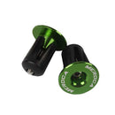 8 PCS MEROCA Mountain Bike Expansion Lock Bar Plug Road Bike Bicycle Bar Plug End Cover, Color:Green