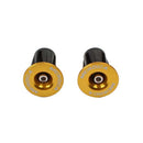 8 PCS MEROCA Mountain Bike Expansion Lock Bar Plug Road Bike Bicycle Bar Plug End Cover, Color:Gold
