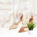 3 PCS Stainless Steel High Heels Display Stand Metal Elastic Shoe Support Shoe Support Bracket, Colour: Silver