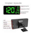 C1090 6.2 inch HUD Car Head-up Display GPS Car Universal Mileage Speed Meter Speeding Alarm / GPS Satellite Speed Measurement(Black)