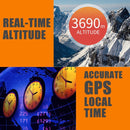 C1090 6.2 inch HUD Car Head-up Display GPS Car Universal Mileage Speed Meter Speeding Alarm / GPS Satellite Speed Measurement(Black)