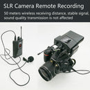 3 in 1 Wireless Recording Microphone SLR Camera Photography Radio Mobile Phone Interview Lavalier Microphone