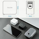 TELESIN TE-A65AC-BK 65W PD USB-C / Type-C + USB Interface GAN AC Drone Mini Adapter Charger, US Plug(Black)